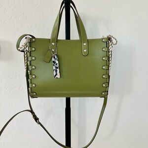 Olive Green Tote Bag
